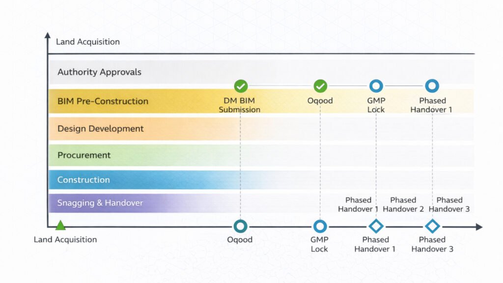 What Pre-Construction Planning Actually Involves in the UAE Context
